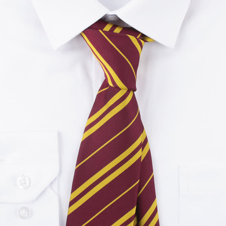 Corbata de rayas para cosplay de Halloween de la escuela de magos para hombres