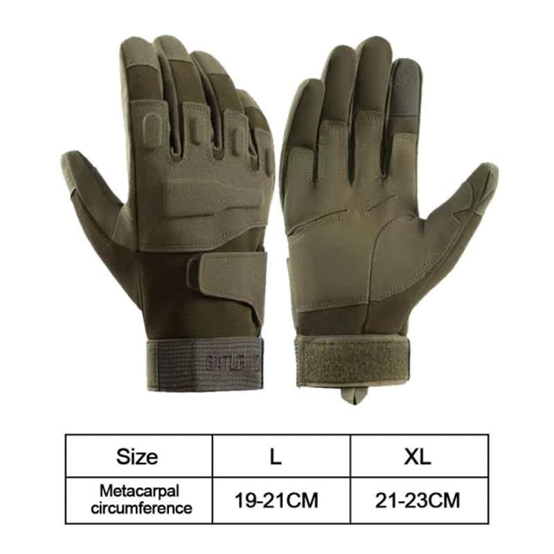 Guantes tácticos con nudillos duros, antideslizantes, gruesos e indestructibles