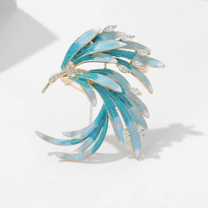 Broche de color degradado Phoenix Palace para mujer