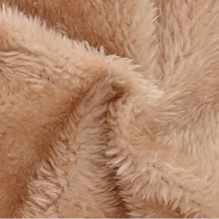 Gorro de punto grueso y cálido con tres pompones para mujer - image 13