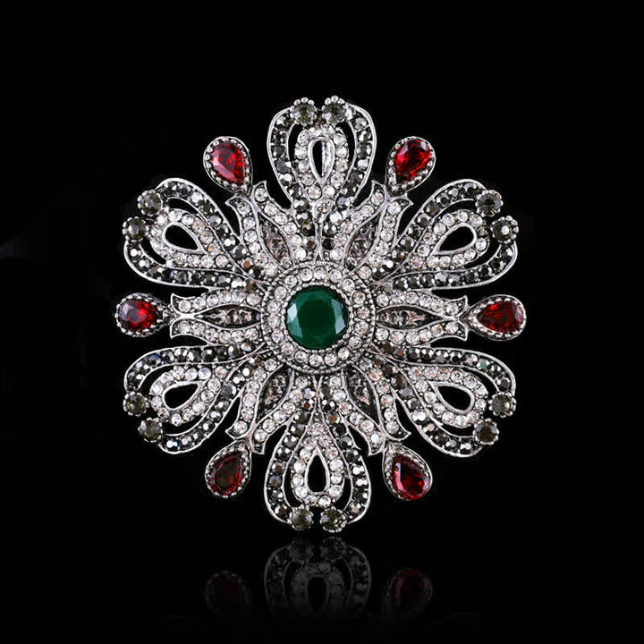 Broche de cristal barroco de palacio para mujer