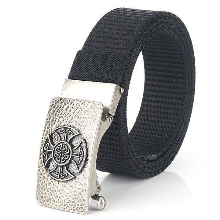 Cinturón de nailon para ocio de estilo retro para hombre