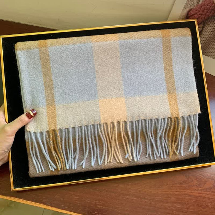 Bufanda unisex de cuadros grandes y cálidos de Lamb Edinburgh - #23 - image 41