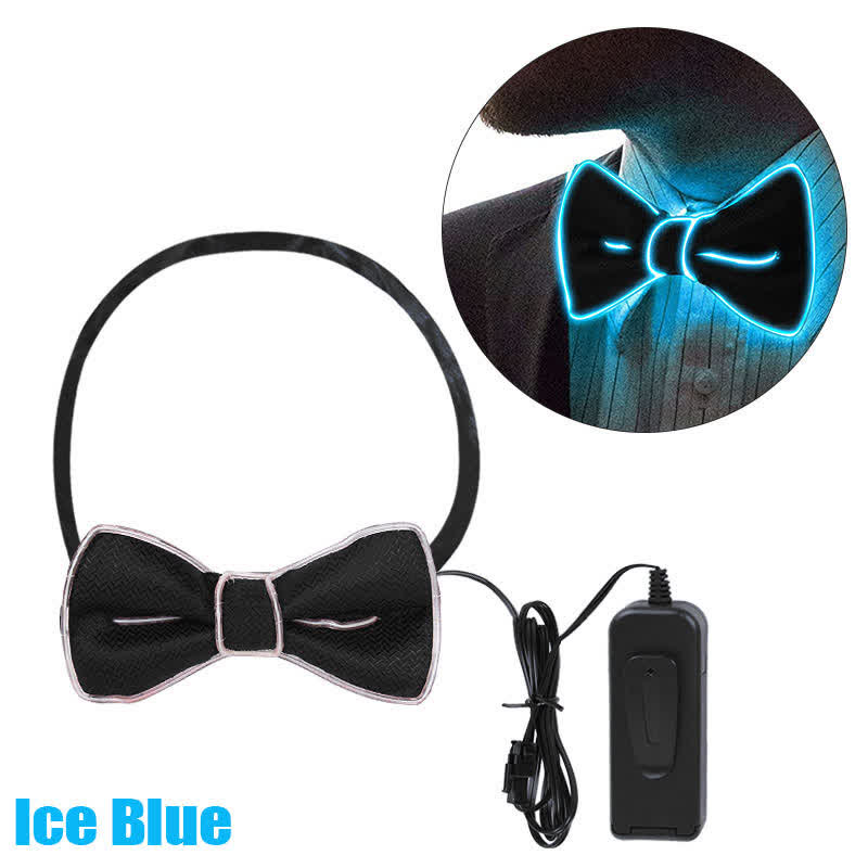 Pajarita luminosa con luz LED para hombre