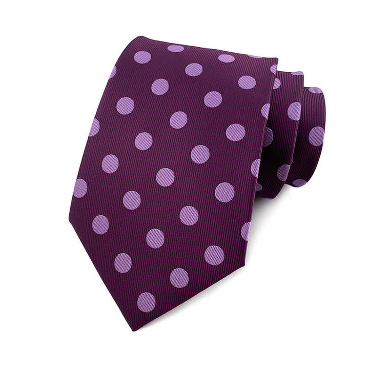 Corbata de lunares para hombre