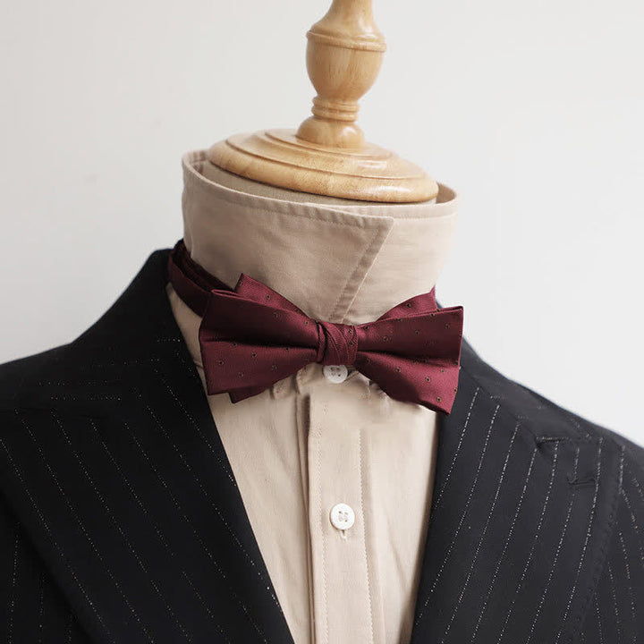 Pajarita de caballero de la serie Burgundy para hombre