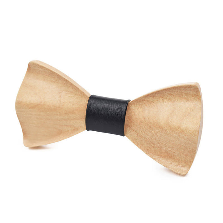Pajarita clásica de madera de arce para hombre